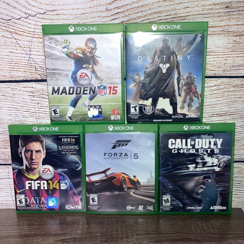 Lot of  5 XBox One games